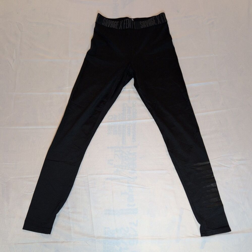 Savage x Fenty Womens Vaporwave Forever Savage Legging Black Size Small